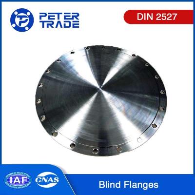 China DIN 2527 PN 6 A105 A350LF2 Carbon Steel/ A182 F304 316 316L Stainless Steel Blind Flange BLFF Flat Face for Pipelines for sale