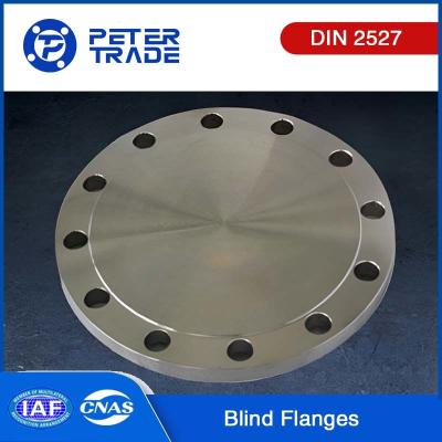 China DIN 2527 PN 10 Carbon Steel ASTM A105 A350 A420 Blind Plate Flange Raised Face / Flat Face / RTJ / LJF for sale