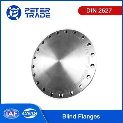 China High Quality DIN Standards DIN 2527 PN 40 Carbon Steel Blind Blank Flange DN 10 - DN 1000 for Water Treatment Pipelines for sale