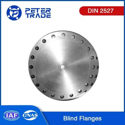 China Precision and Durability with DIN 2527 PN 64 Carbon Steel Flat Face Blind Flange For Oil And Gas Industry for sale
