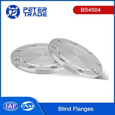 China BS4504 DN 10 To DN 3000 ASTM A105 A350 LF2 A420 Carbon Steel Blind Flange PN10 BLRF Flange For Oil and Gas Pipelines for sale