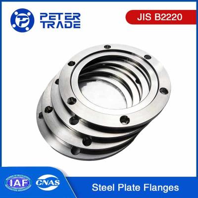 China JIS B2220 Janpanese Industrial Standard Pipe Flanges RF FF 5K Stainless Steel / Carbon Steel /Alloy Steel Plate Flange for sale