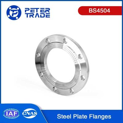 China BS4504 Carbon Steel PN25 Pipe Plate Flange Carbon Steel A105/ Q235/ A350 LF2 A420 PLRF DN10 - DN2000 Te koop