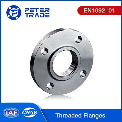 China Industrial Pipe Flange Carbon Steel Pipe Threaded Flange EN1092-01 Type 13 PN63 For Oil And Gas Industry for sale