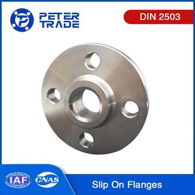 China DIN 2503 PN40 CS SS Slip On Flat Face Flange SOFF Carbon Steel and Stainless Steel Slip On Flanges For Plumbing for sale