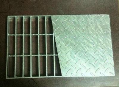 China Hot Dipped Galvanized Steel Checker Composite Grating for platform for sale