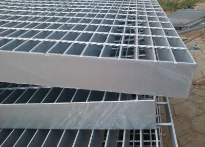 China Industry Galvanized Metal Grating , Durable Plain Bar Steel Mesh Flooring for sale