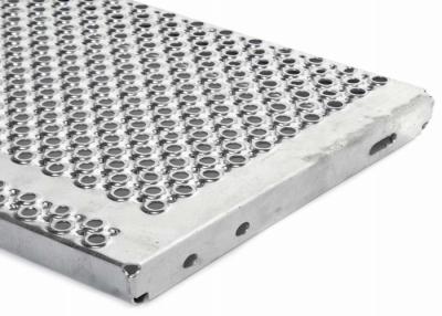 China Perforated Galvanized Steel Stair Treads 1.5 - 5mm Thickness Anti Slip Surface for sale