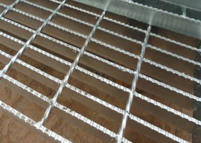 China Galvanized Serrated Steel Grating For Floor Plate Q235low Cardon Material for sale