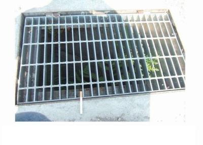 China Q235 Low Carbon Steel Trench Drain Metal Grate , 3 - 10mm Drain Grate Cover for sale