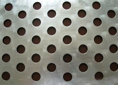 China Round Hole Perforated Steel Sheet , Q235 Steel Galvanised Perforated Sheet for sale