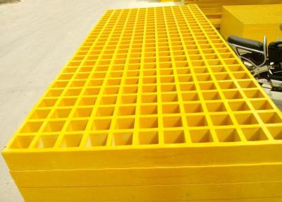 China Smooth Plastic Grating Panels , 38 X 38 Hole Plastic Grate Flooring For Walkway for sale