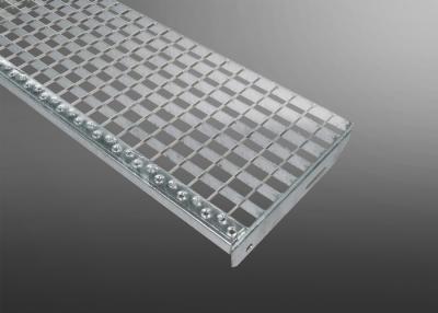 China DIN 24531 Galvanized Steel Stair Treads With Nosing 330-34 / 38-3 Type for sale