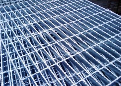 China 32x5 25x5 Serrated Bar Grating Industrial Floor Grates 10mm-2000mm Width for sale