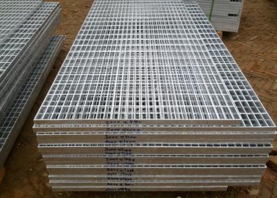 China Sliver Color Platform Steel Grating Industrial Floor Grates Plain Type for sale