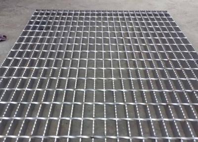 China SS Grating Twisted Bar Steel Floor Grating 6 x 6mm Plain Bar 32mm x 5mm for sale