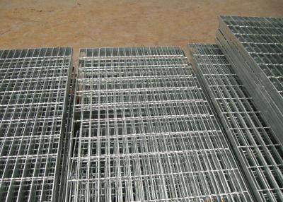 China Stainless Steel Grating Platform Pitch 30mm x 100mm , Galvanised Steel Grating for sale