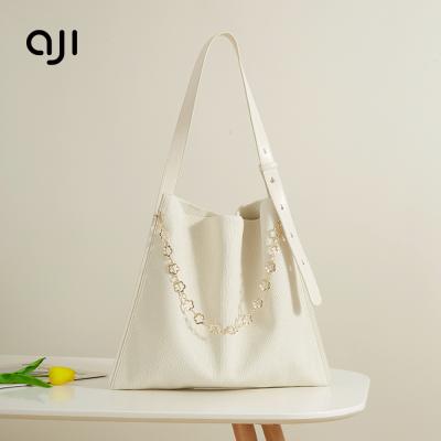 China Madame Aji Custom Soft PU Leather Women Tote Handbag Ladies Crossbody Bag Shoulder Cross - Body Tote Bags Handbags for sale