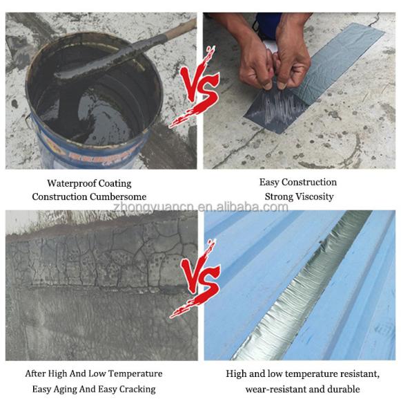 Quality Butyl Tape Waterproofing System for Residential Buildings Save 95% Material for sale