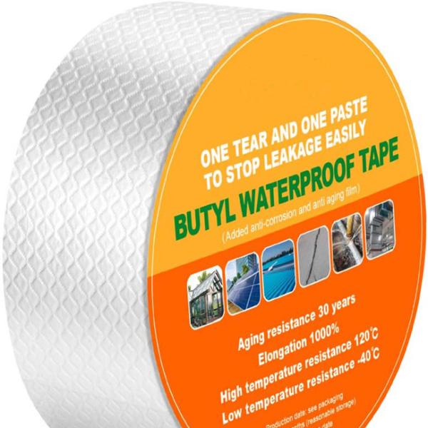 Quality 10cm Width Butyl Rubber Self Adhesive Waterproof Flashing Tape for sale