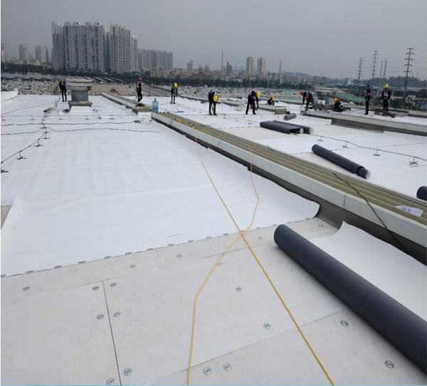 Quality Polyester Fabric Reinforced PVC Sheet Waterproof Membrane Customized for sale