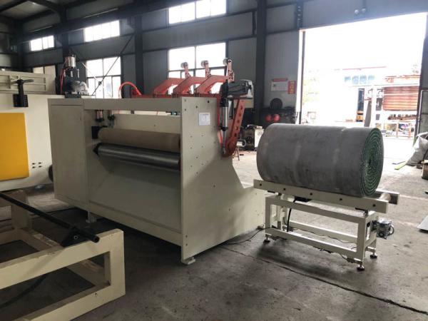 Quality Electrical Control Winding Machine For PE Sheet Fabric Carpet And Turf Coiling for sale