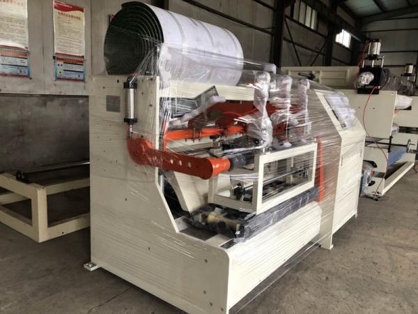 Quality Electrical Control Winding Machine For PE Sheet Fabric Carpet And Turf Coiling for sale