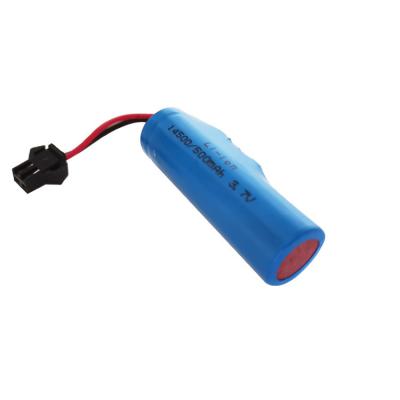 China Rechargeable 3.7V 500mAh 14500 Battery Pack for sale