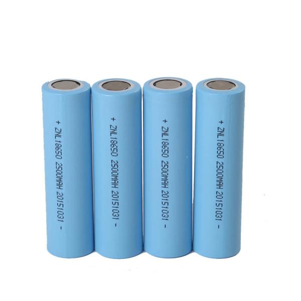 Quality 2500mAh 3.7V 18650 Rechargeable Lithium Ion Battery for sale