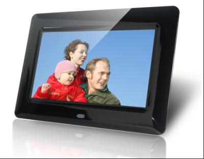 China Wireless HD 7 inch Photo Digital Frame , Electrical Photo Frame with SD Slot / USB Host for sale