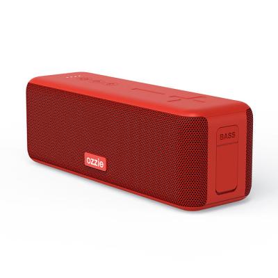 中国 赤いワイヤレス防水スピーカー 640 グラム MP3 WAV APE FLAC 音楽フォーマット TWS 機能 販売のため
