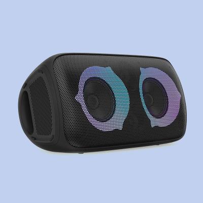 China Black 4ω Impedance Bluetooth Speaker For Outdoor Party Entertainment Karaoke Function for sale