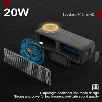 China OZZIE Portable Bluetooth Speaker Met-Lader 20W Bluetooth V5 voor Huisbureau Te koop