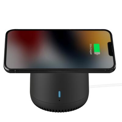 China Wireless Phone Charger With Bluetooth Speaker With 800mAh Battery OEM ODM for sale