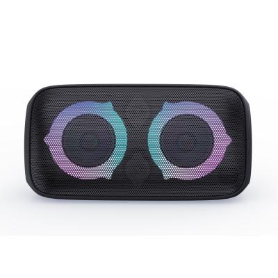 China 4500mAh Bluetooth Outdoor Party Speaker , Wireless Speaker With LED Flashing Lights for sale