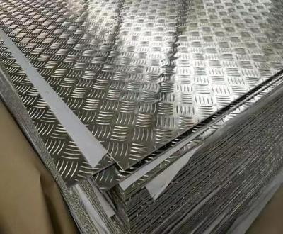China ISO9001 Patterned Aluminium Sheet Aluminium Checkered Plate 3003 5052 for sale