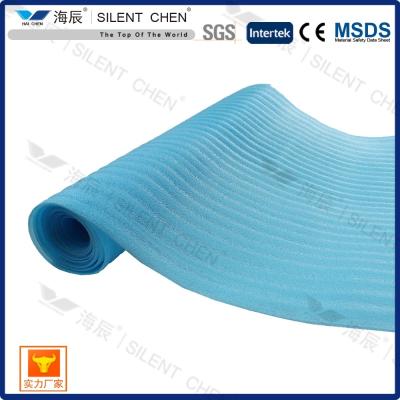 China 2mm EPE Blue Foam Hardwood Flooring Underlay 200 Sq Ft/Roll for sale
