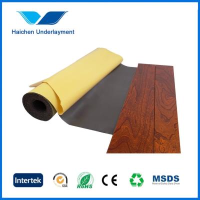 China 200 Sqft Self Adhensive Hardwood Flooring Underlay 4.5kg Per Roll for sale