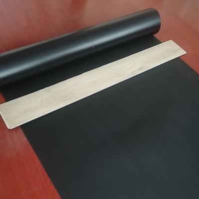 Chine isolation phonique de l'Underlayment 65dB de plancher de mousse du noir 33kg/M3 à vendre