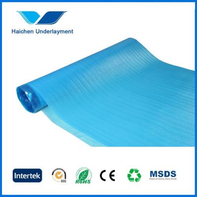 China Blue EPE Underlay For Flooring Soundproofing And Insulation Te koop