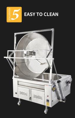China Máquina de fritura automática Baixo ruído Quadrado exterior Círculo interno à venda