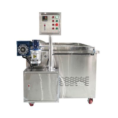 China Automatic Discharging Electric Heating Frying Machine Stainless Steel for sale