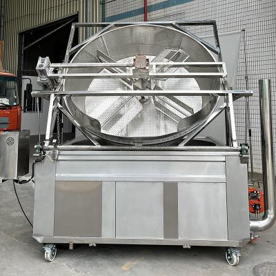 China Fully Automatic Deep Fryer Commercial 1200L Customized Color for sale