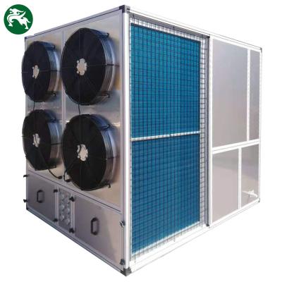 China Unidad de tratamiento de aire de refrigeración de edificios de oficinas AHU con bobina de condensación de alta eficiencia en venta