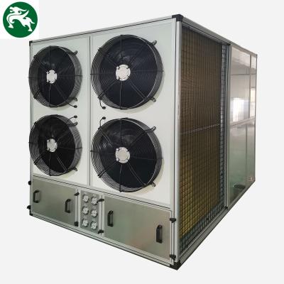 China Stainless Steel AHU Unit Rooftop Packaged Unit For Anti Corrosion Areas With Four Fans for sale