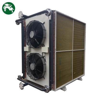 Chine Dissipation de chaleur efficace refroidisseur à sec vertical CVC avec ventilateur Conception personnalisée pour une utilisation en bord de mer à vendre