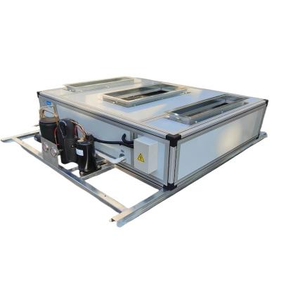 China 1-5HP Super Slim Ceiling Hanging Water Cooled DX Air Handling Unit Air Purification HVAC For Industrial for sale