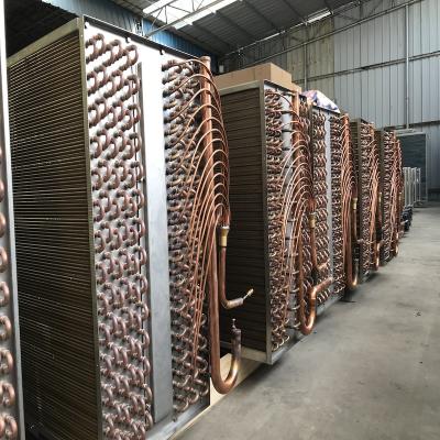 China Custom Made Copper Tube Aluminum Evaporator Fin Type For Air Handling Unit for sale