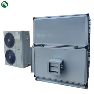 China Sistema de manipulador de aire de AHU modular de bobina vertical DX para enfriamiento en plantas químicas en venta
