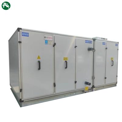 China 5000-10000m3/H Industrial Air Purification Cold Water Air Cabinet AHU Handling Unit for sale